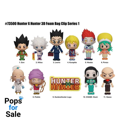 Hunter x Hunter 3D Foam Bag Clips Series 1 Display (24)