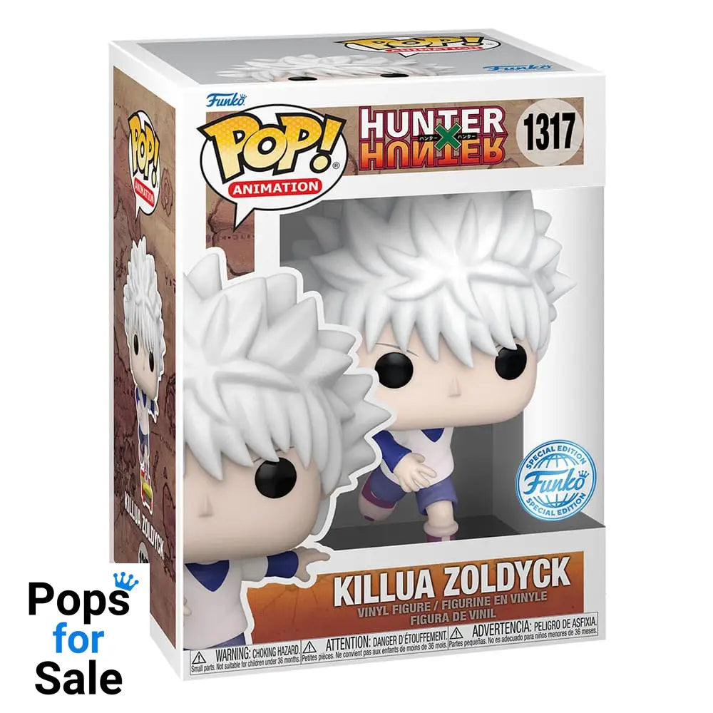 Hunter x Hunter POP! Animation Vinyl Figures Killua w/Skateboard 9 cm