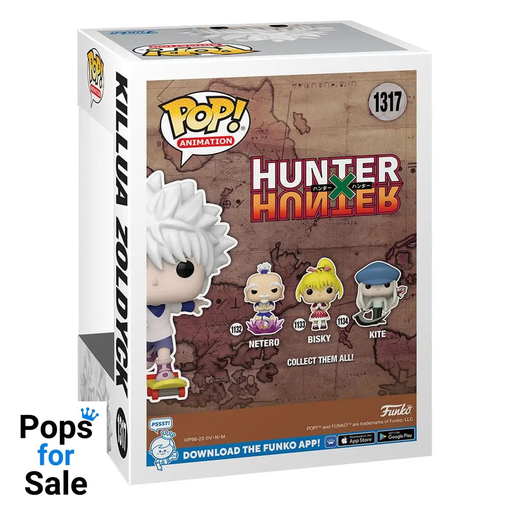 Hunter x Hunter POP! Animation Vinyl Figures Killua w/Skateboard 9 cm
