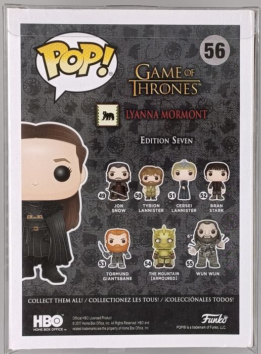 56 Lyanna Mormont - Game of Thrones 2017 Con Funko POP