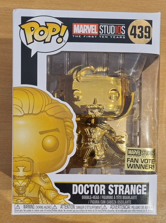 #439 Doctor Strange (Gold) - Chrome - Marvel Studios 10 Funko POP