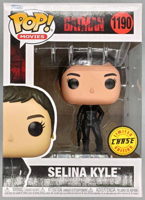1190 Selina Kyle (Unmasked) Chase - DC The Batman - Box Damaged Funko POP