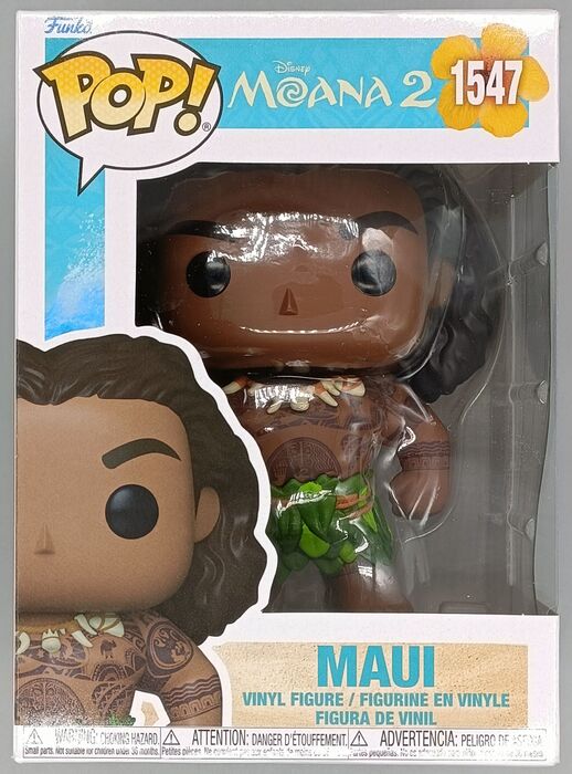 1547 Maui with Fish Hook - Disney Moana 2 New Funko POP