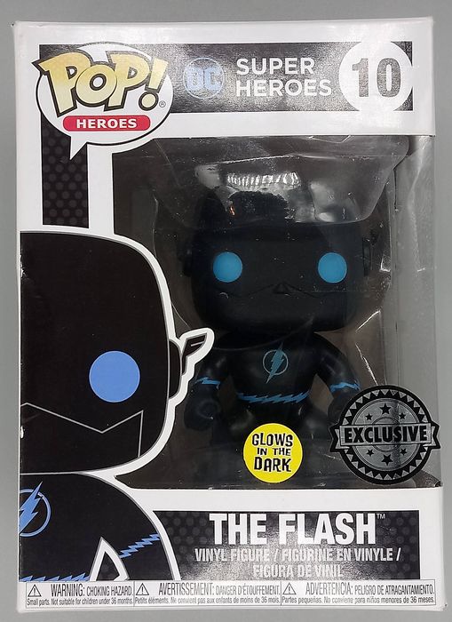 10 The Flash (Silhouette) - Glow - DC - Box Damaged Funko POP