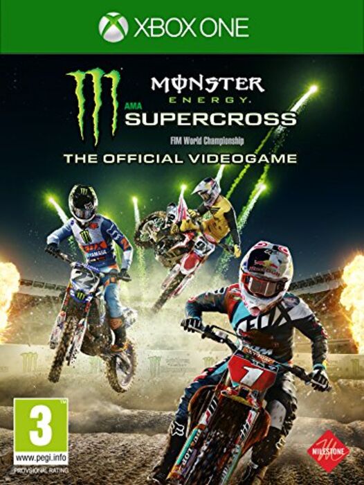 Monster Energy Supercross - The Official Videogame for Microsoft Xbox One - [Just Disc]
