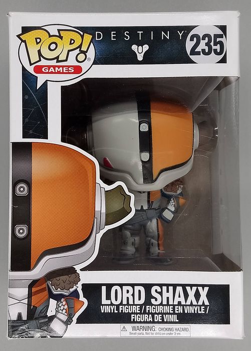235 Lord Shaxx - Destiny Box Damaged Funko POP
