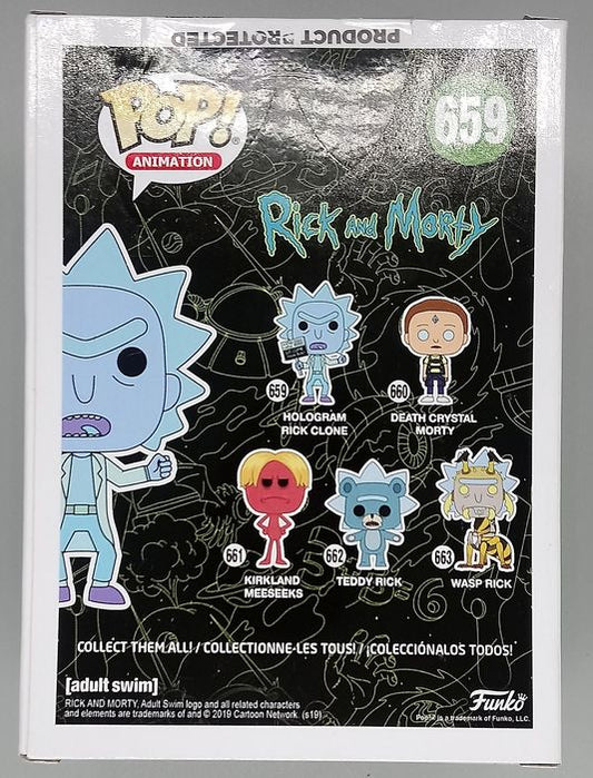 #659 Hologram Rick Clone - Rick and Morty - Box Damaged Funko POP