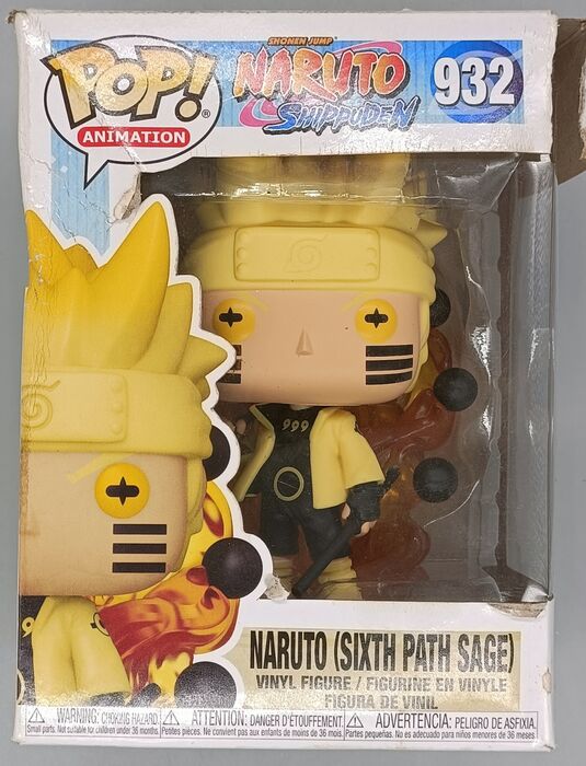 932 Naruto Sixth Path Sage - Naruto Shippuden - Box Damaged Funko POP