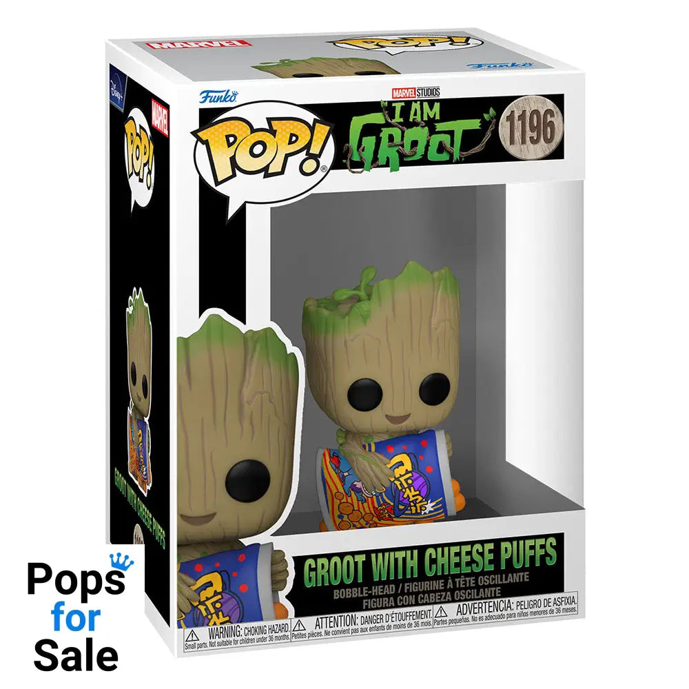 I Am Groot POP! Vinyl Figure Groot w/Cheese Puffs 9 cm