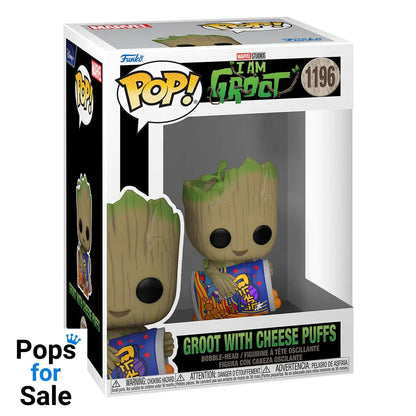 I Am Groot POP! Vinyl Figure Groot w/Cheese Puffs 9 cm