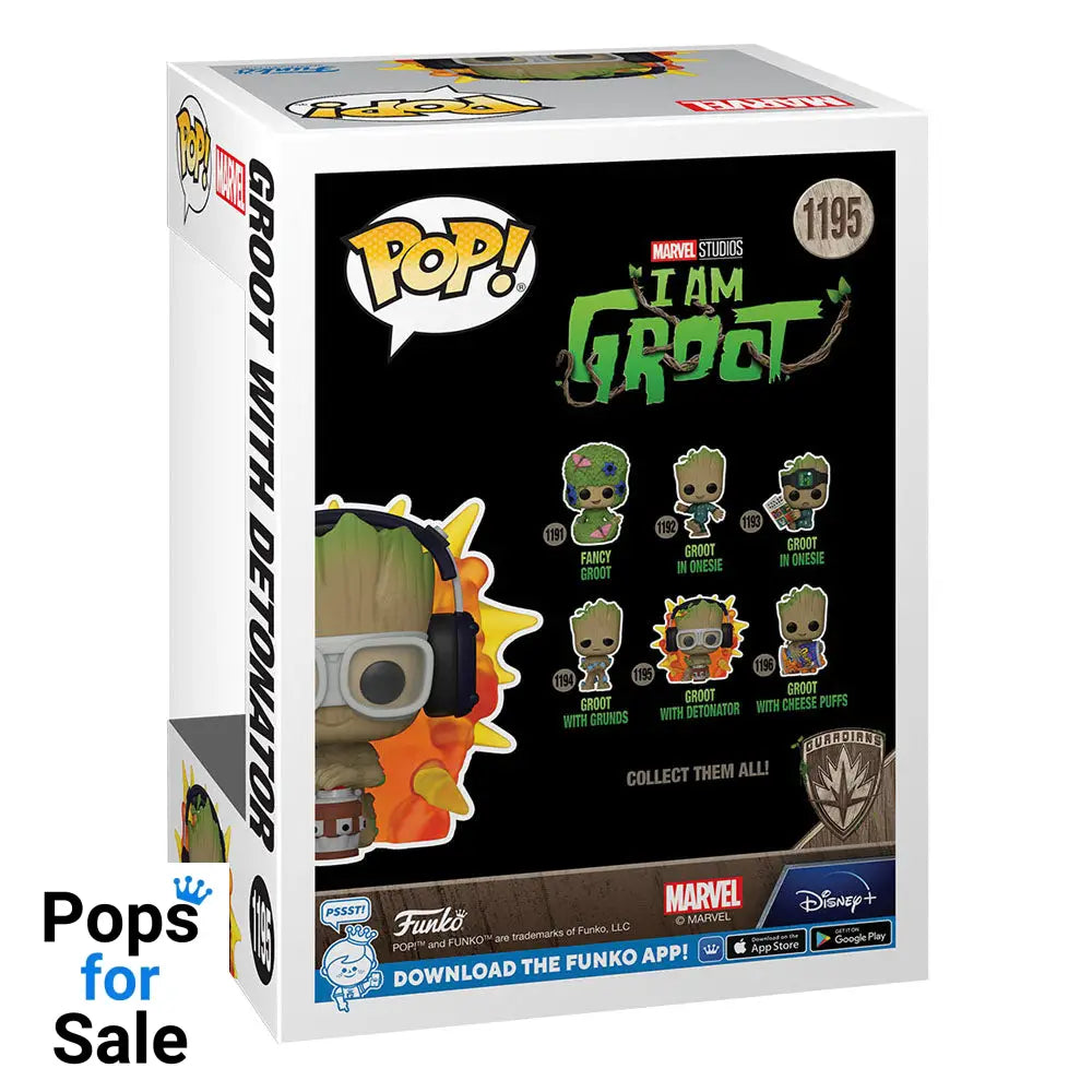 I Am Groot POP! Vinyl Figure Groot w/ detonator 9 cm
