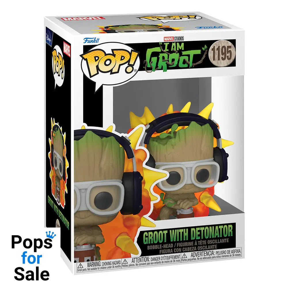 I Am Groot POP! Vinyl Figure Groot w/ detonator 9 cm