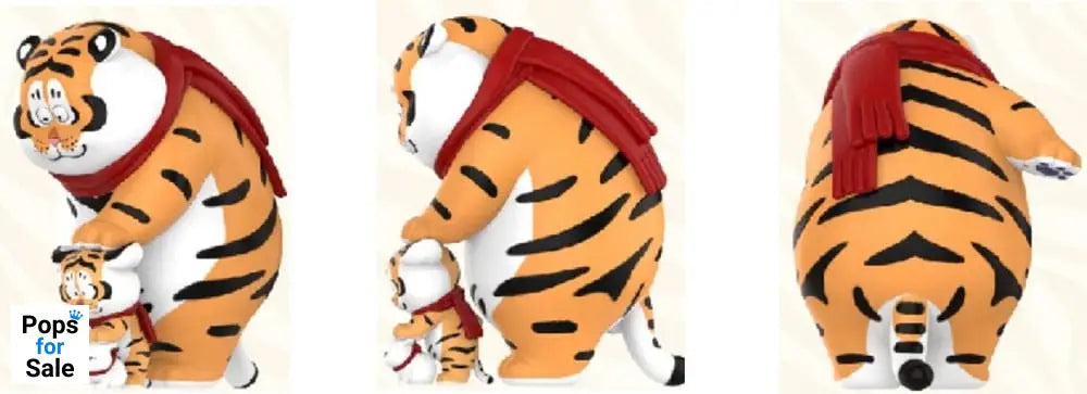 I Am Not Fat Tiger Roaring Love Series Mini Figures 9 cm Display (8) Mini-figures