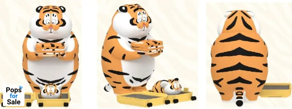 I Am Not Fat Tiger Roaring Love Series Mini Figures 9 cm Display (8)