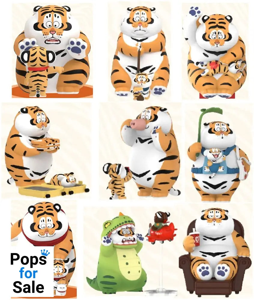 I Am Not Fat Tiger Roaring Love Series Mini Figures 9 cm Display (8) Mini-figures