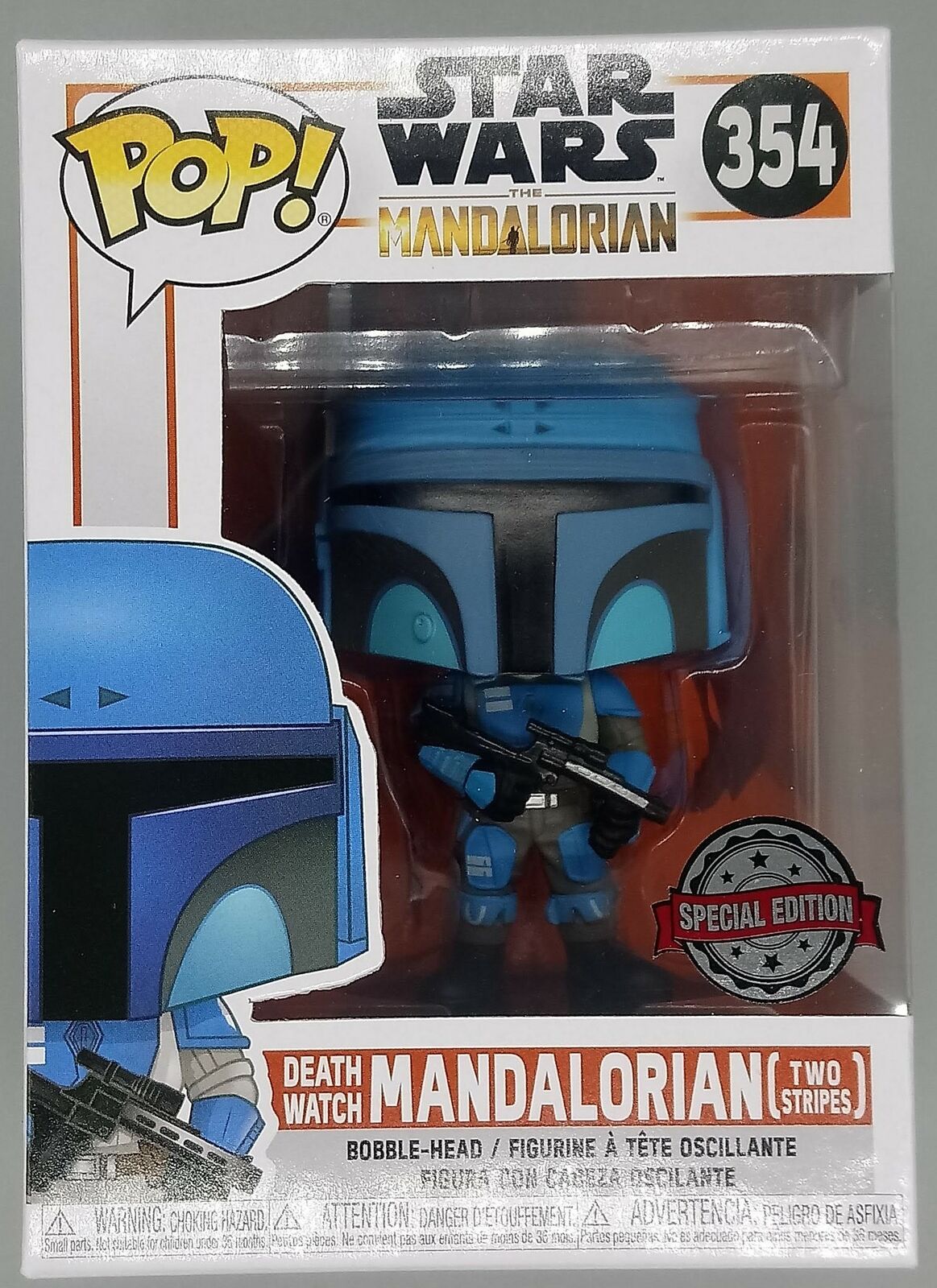 #354 Death Watch Mandalorian (Two Stripes) - Star Wars Funko POP