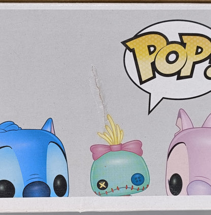 [3 Pack] Stitch Scrump & Angel  Disney Lilo And Stitch - Box Damaged Funko POP