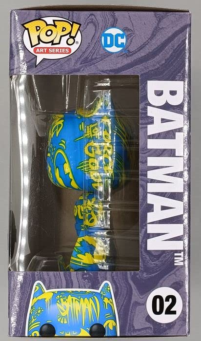 02 Batman (Blue/Yellow) - DC Art Series - Funko POP