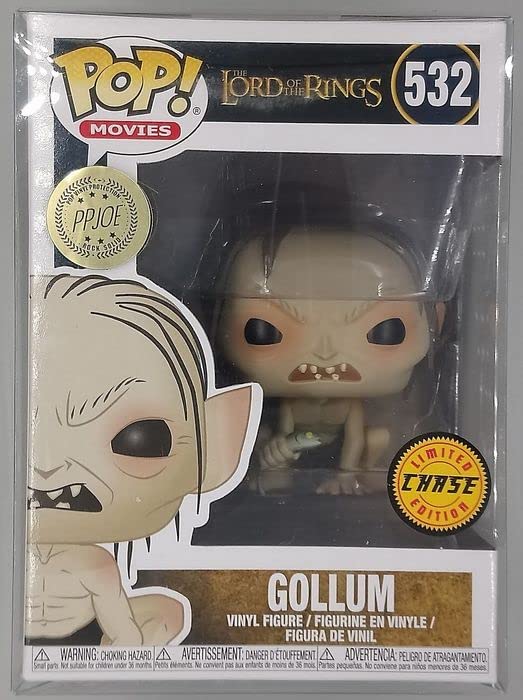 532 Gollum (w/ Fish) - Chase - Lord the Rings Funko POP - Box Damaged
