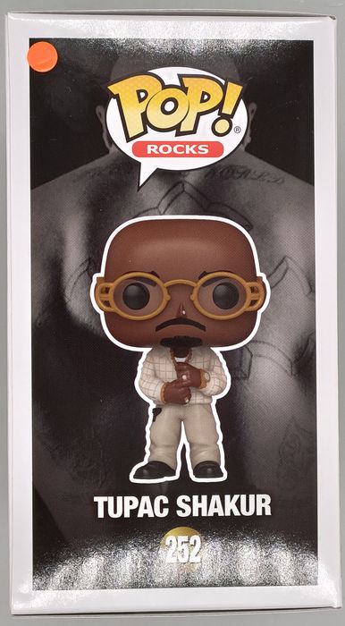 #252 Tupac Shakur (Loyal to the Game) - Rocks - 2Pac Box Damaged Funko POP