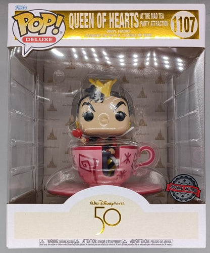 #1107 Queen of Hearts Disney Mad Tea Party Attraction Funko POP