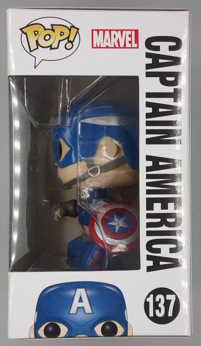 #137 Captain America (Action Pose) Marvel - Civil War Funko POP