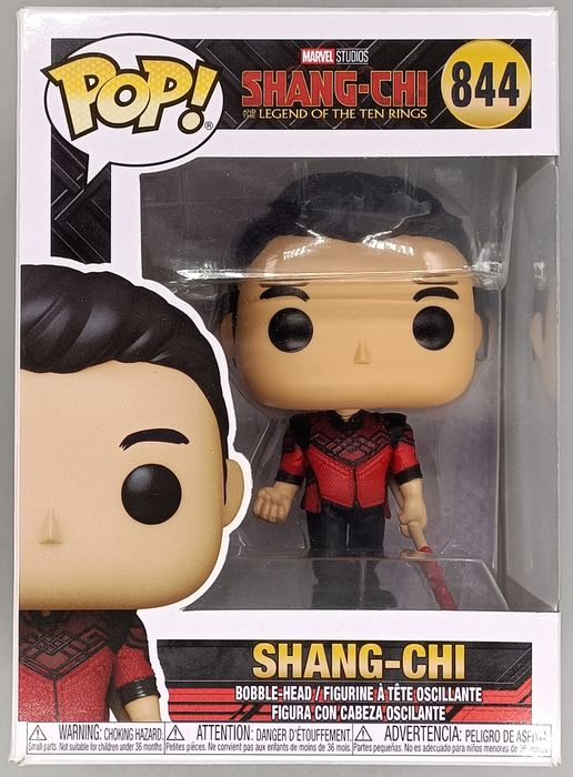 #844 Shang-Chi (w Staff) - Marvel Shang-Chi Ten Ring Box Damaged Funko POP