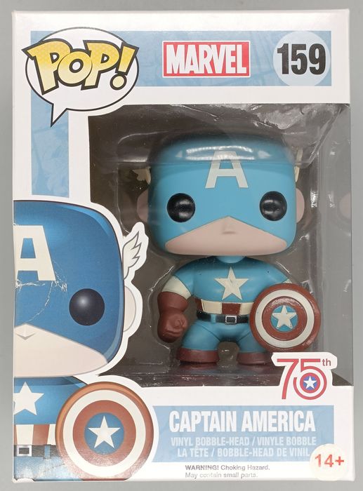 159 Captain America (Sepia Tone) - Marvel - Funko POP - Box Damaged