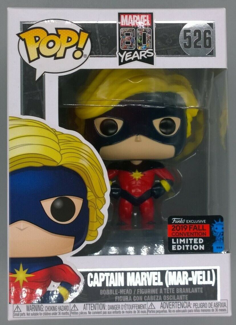 526 Captain Marvel (Mar-Vell 1st Appearance) Marvel 2019 Con Funko POP