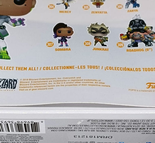 307 Sombra (Glitch) - Overwatch - 2019 Con - Damaged Box Funko POP