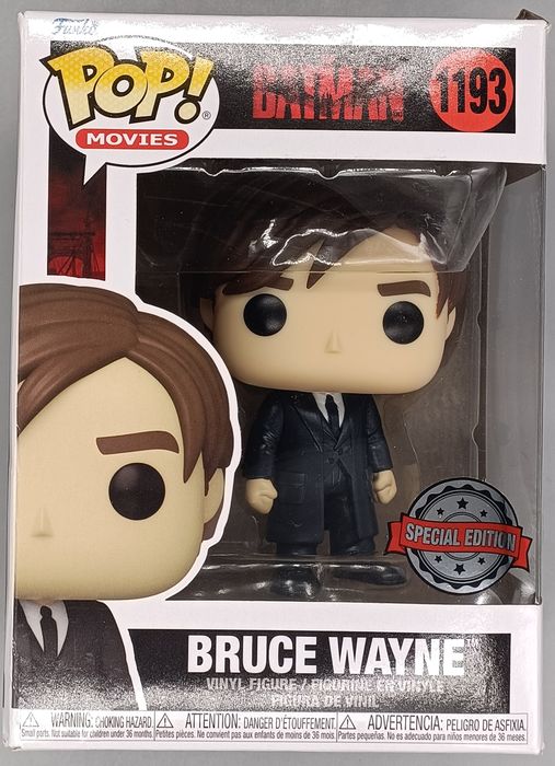 #1193 Bruce Wayne DC The Batman - Box Damaged Funko POP
