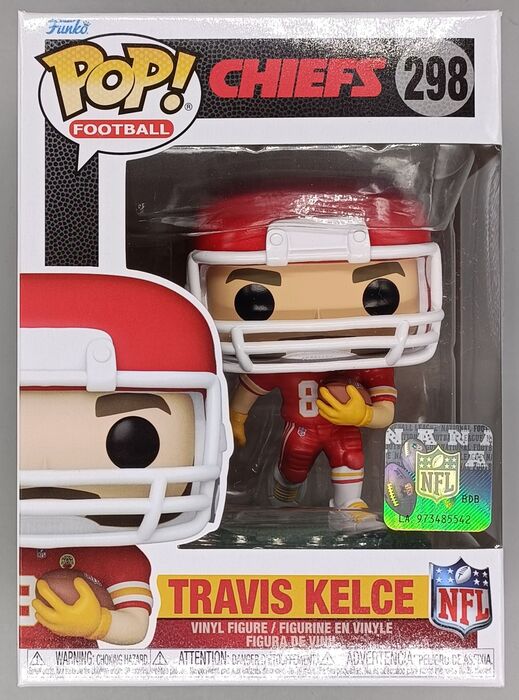 298 Travis Kelce (road) - NFL Legends - Kansas City Chiefs Funko POP - Brand New