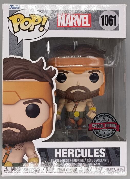 #1061 Hercules - Marvel  - Box Damaged Funko POP