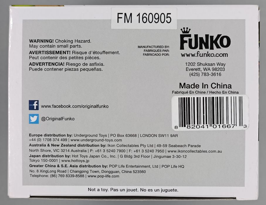 #20 Ultimate Warrior - WWE - Box Damaged Funko POP