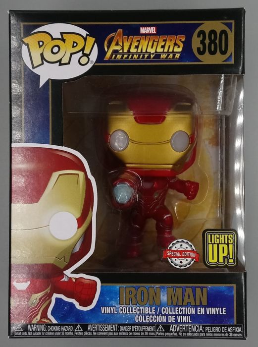 #380 Iron Man (Lights Up) Marvel Avengers Infinity War Funko POP