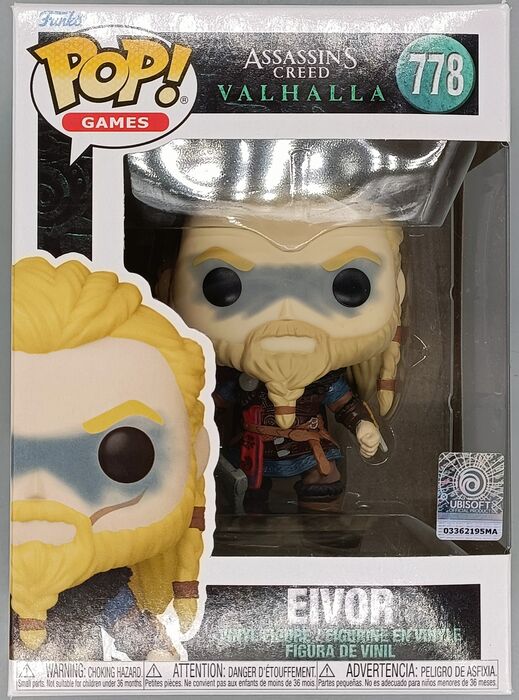#776 Eivor - Assassins Creed Valhalla - Misprinted Box #778 Funko POP