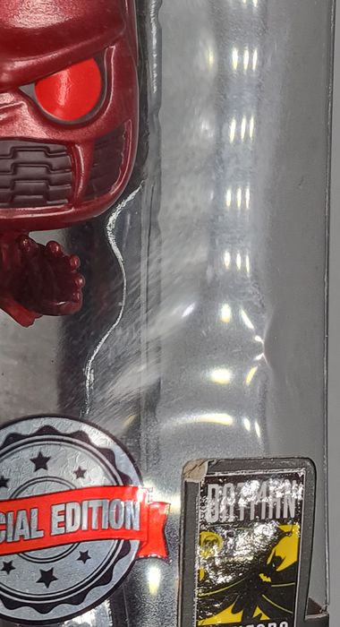 #283 Batman (Red Death) - Metallic - DC - Box Damaged Funko POP