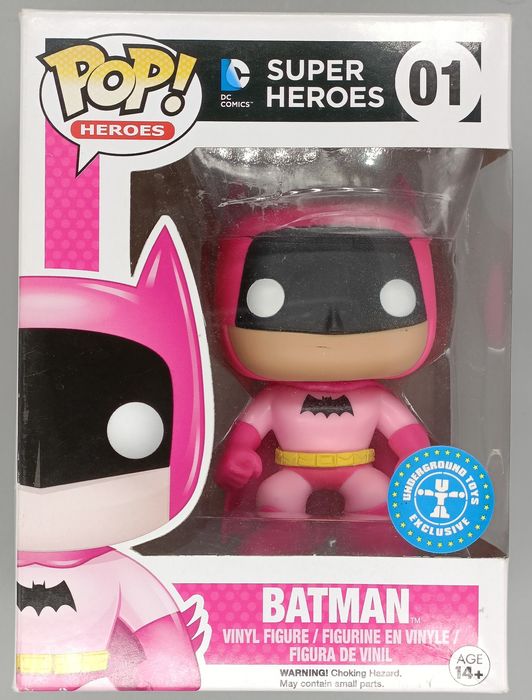 #01 Batman (Rainbow- Pink) - DC Super Heroes - Box Damaged Funko POP
