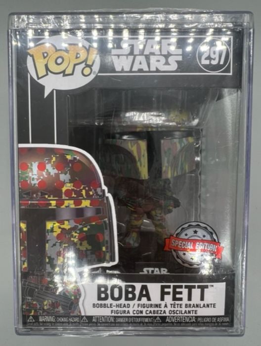 Funko 44808 Pop! Star Wars: Boba Fett (Futura Artist Series Special Edition) #297 Funko POP