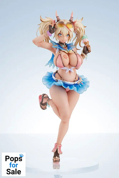 Idola Phantasy Star Saga PVC Statue 1/7 Summer Innocent Gene Chaos 27 cm