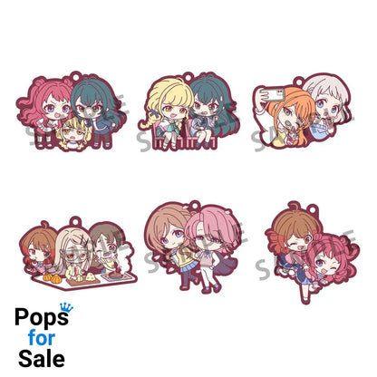 Idolmaster Rubber Mascot Buddycolle Rubber Charms Gakuen 7 cm Assortment (6)