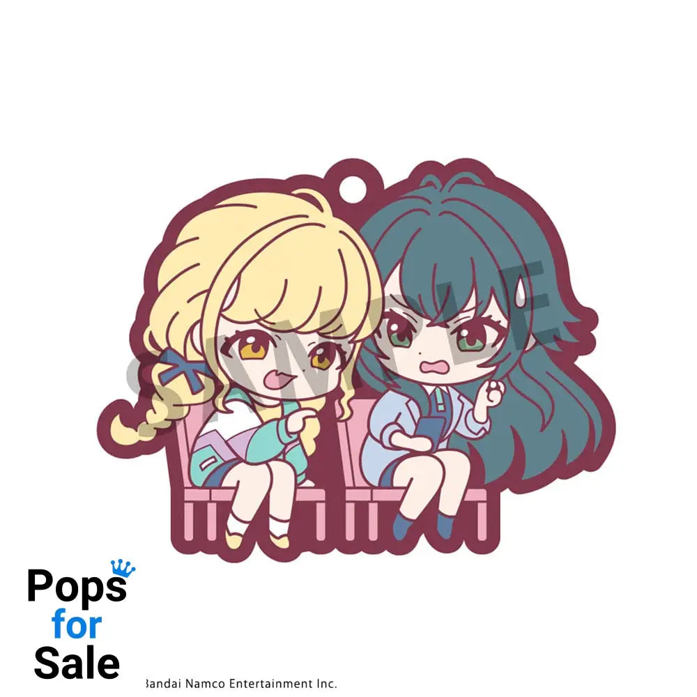 Idolmaster Rubber Mascot Buddycolle Rubber Charms Gakuen 7 cm Assortment (6)