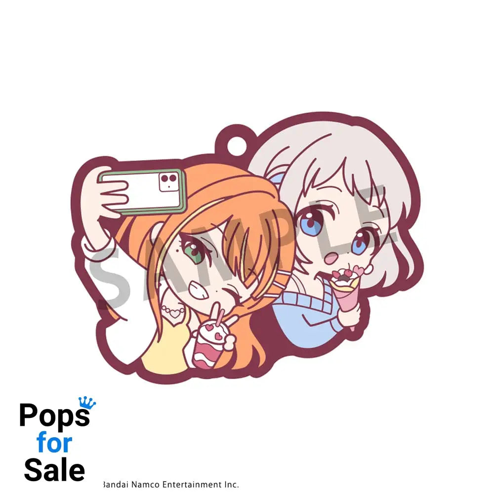 Idolmaster Rubber Mascot Buddycolle Rubber Charms Gakuen 7 cm Assortment (6)