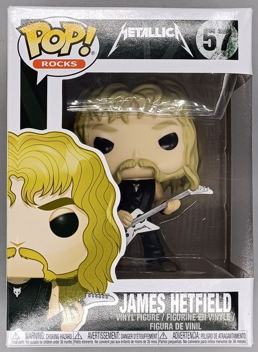 #57 James Hetfield - Metallica - Box Damaged Funko POP