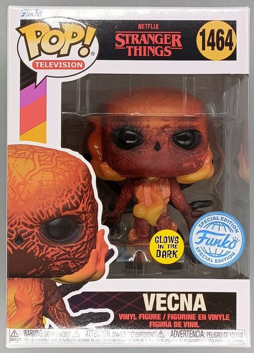 1464 Vecna (Glow) - Stranger Things Funko POP - Brand New