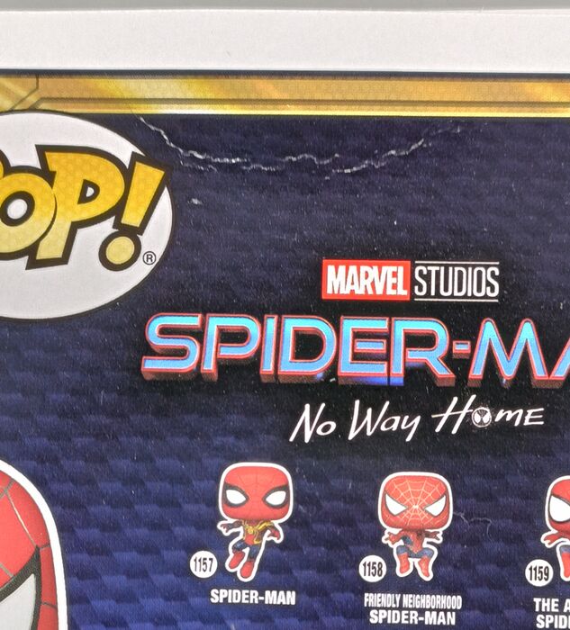 #1158 Friendly Neighborhood Spider-Man Marvel No Way Box Damaged Funko POP