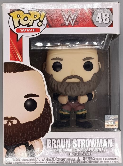 48 Braun Strowman - WWE - Box Damaged Funko POP