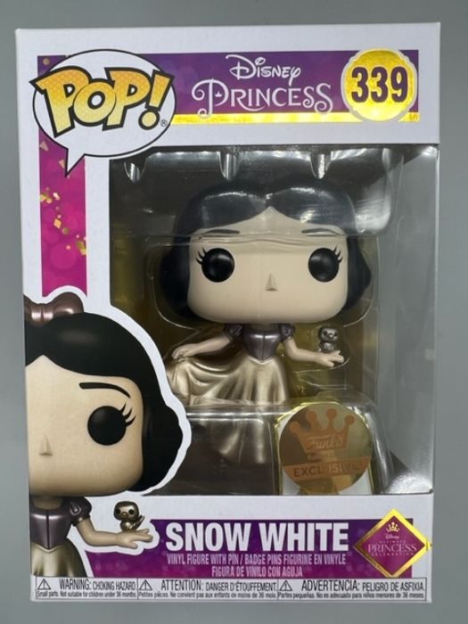 #339 Snow White (Ultimate Princess) - Metallic - Disney Funko POP