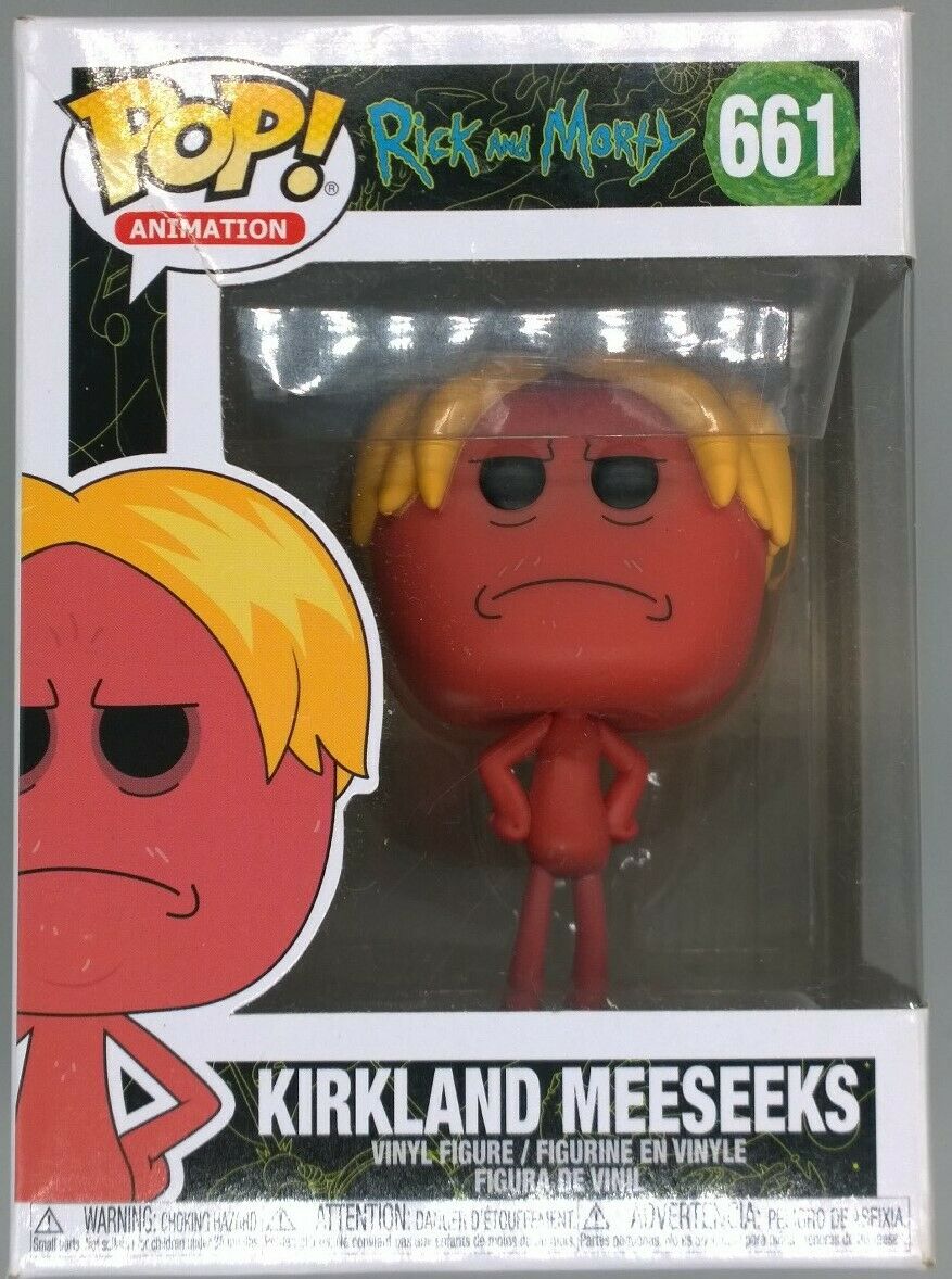 661 Kirkland Meeseeks - Rick and Morty - Funko POP - Box Damaged