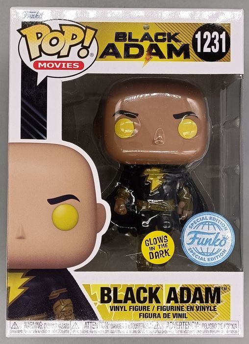 #1231 Black Adam - Glow - DC Black Adam Funko POP